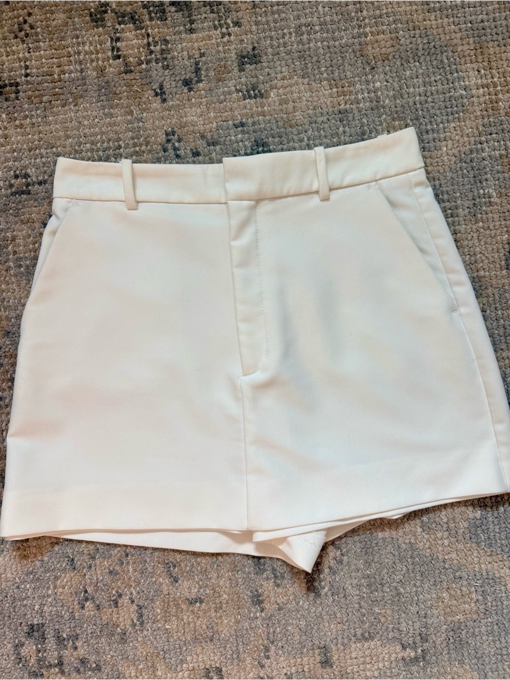 Zara Cream Tailored Skort